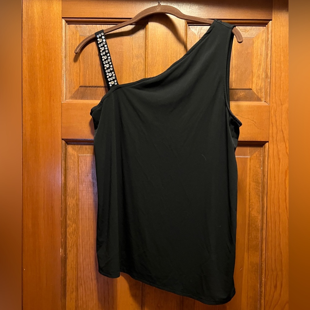 INC Black Off the Shoulder Top